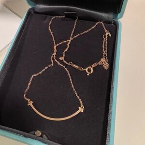 Tiffany & Co. Elegant Rose Gold Necklace
